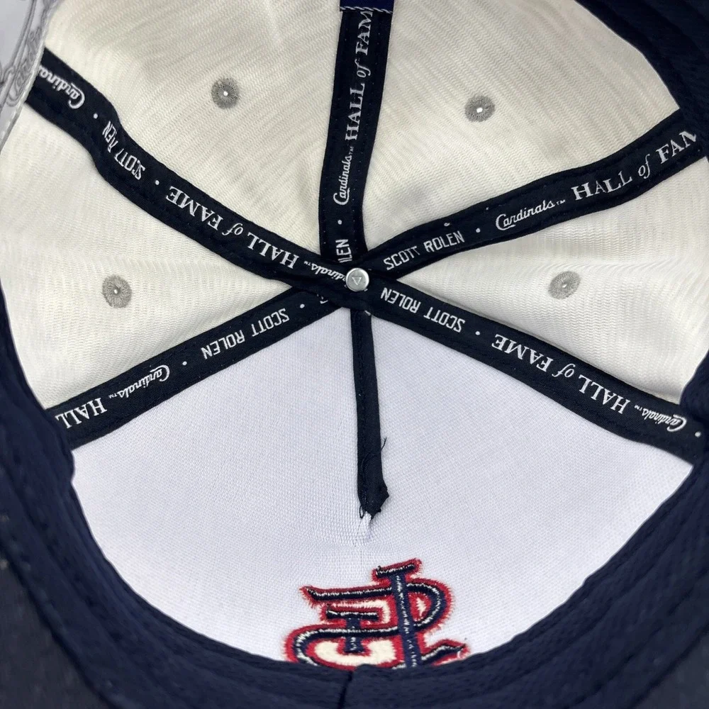 St Louis Cardinals Hat Snapback‎ Scott Rolen Hall of Fame MLB Baseball Gray Cap - Picture 11 of 12